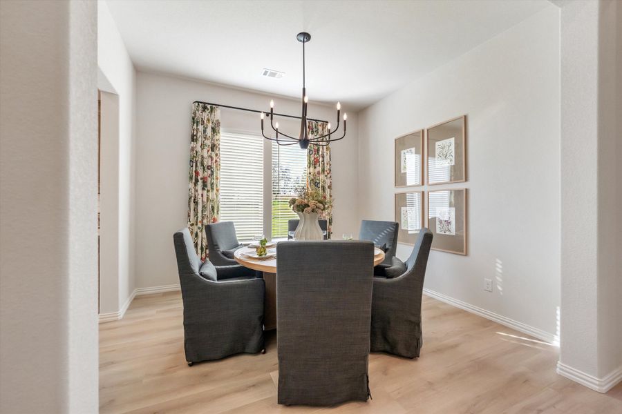 Furnished interior in a model home at Oak Grove Addition in Springtown (Image 7).