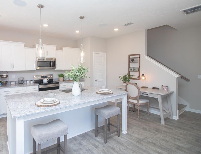 Furnished interior in a model home at Jackson Towne in Murfreesboro (Image 23). Furnished interior in a model home at Jackson Towne in Murfreesboro (Image 23).