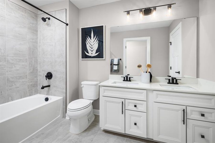 A well-designed bath gives kids and guests space to get ready without the morning rush.