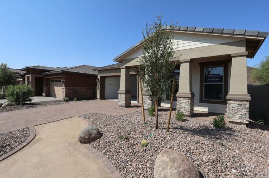 Street view of homes within the Northpointe at Vistancia master-planned community in Peoria, AZ (Image 17). Street view of homes within the Northpointe at Vistancia master-planned community in Peoria, AZ (Image 17).