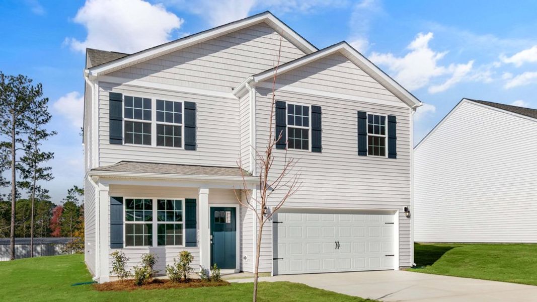 Front exterior of a home in the Southbury community, located in Carthage, NC (Image 11).