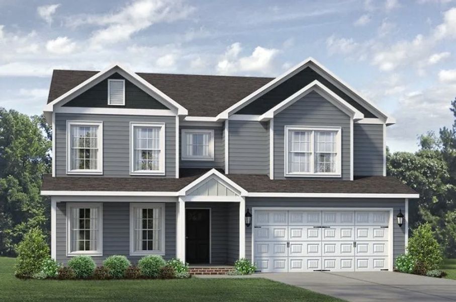 Front exterior of a home in the Royal Pines community, located in Trinity, NC (Image 19).