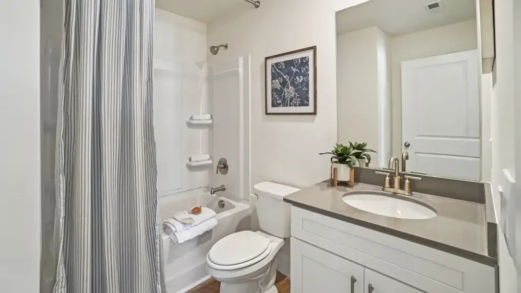 Furnished interior in a model home at Old Shiloh in Greeneville (Image 21).
