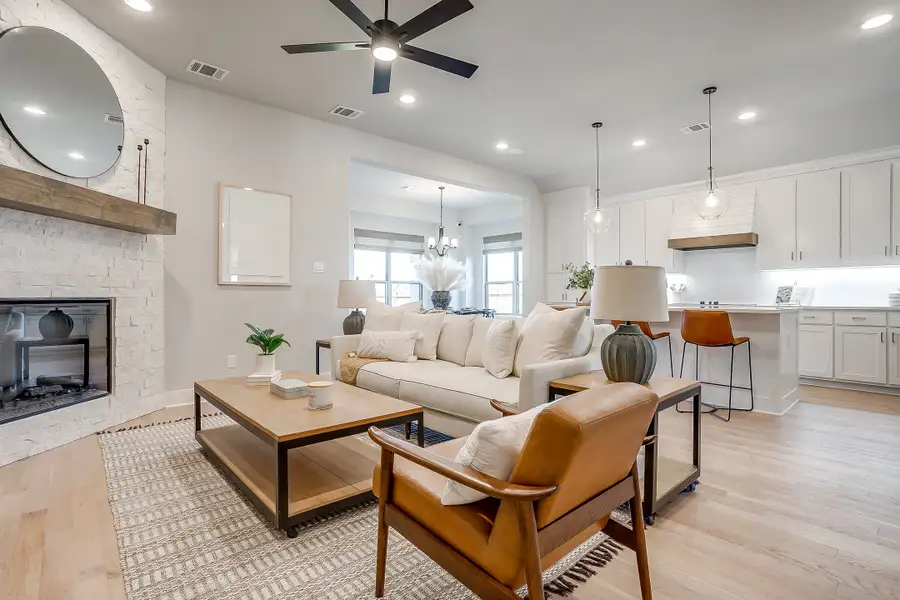 Furnished interior in a model home at Vista Point in Grandview (Image 3).