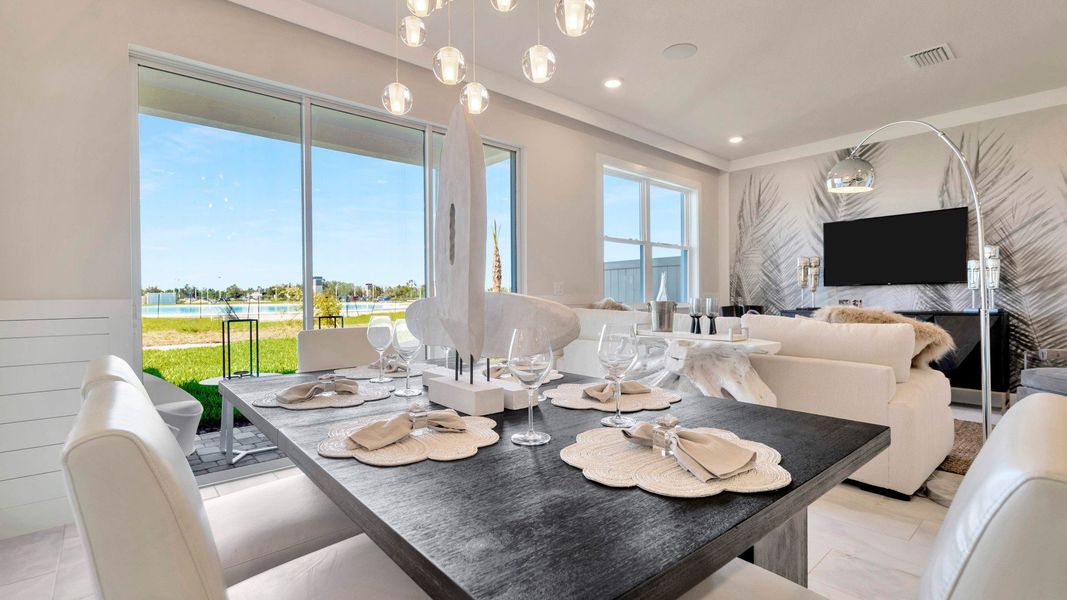 The Abaco Dining and Living Room