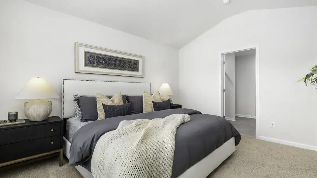 Furnished interior in a model home at Hastings Farm in Kernersville (Image 16).
