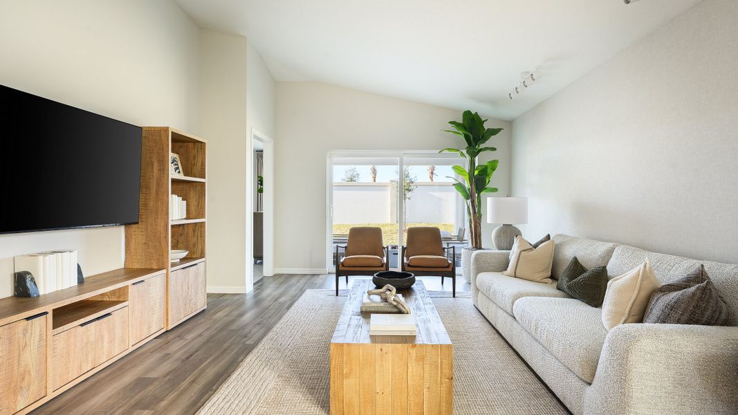 Furnished interior in a model home at Pasadena Ridge in Dade City (Image 8).
