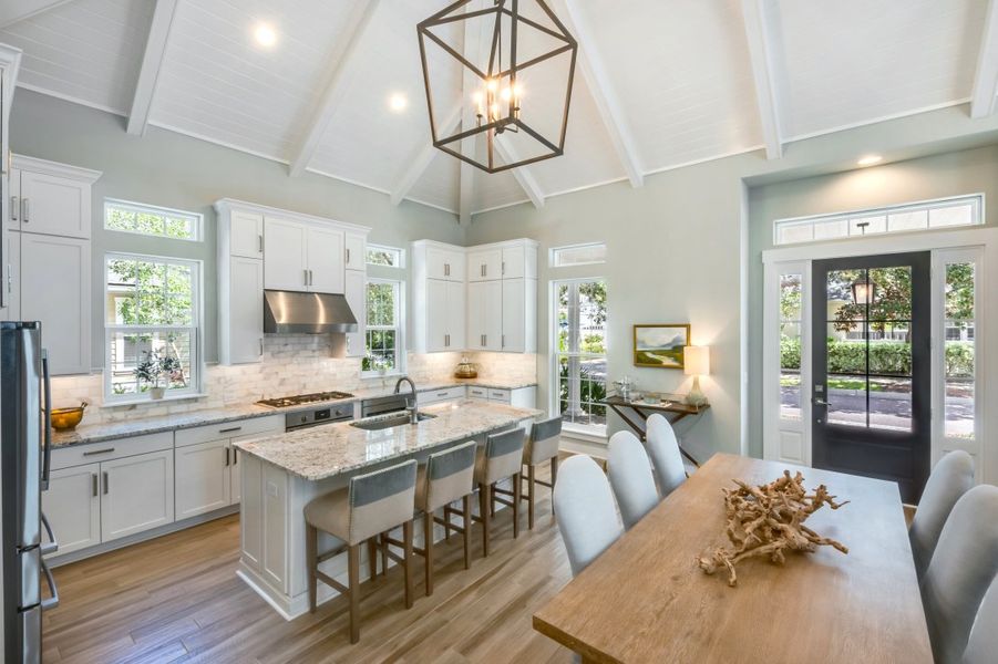 Furnished interior in a model home at Amelia Park in Fernandina Beach (Image 6).