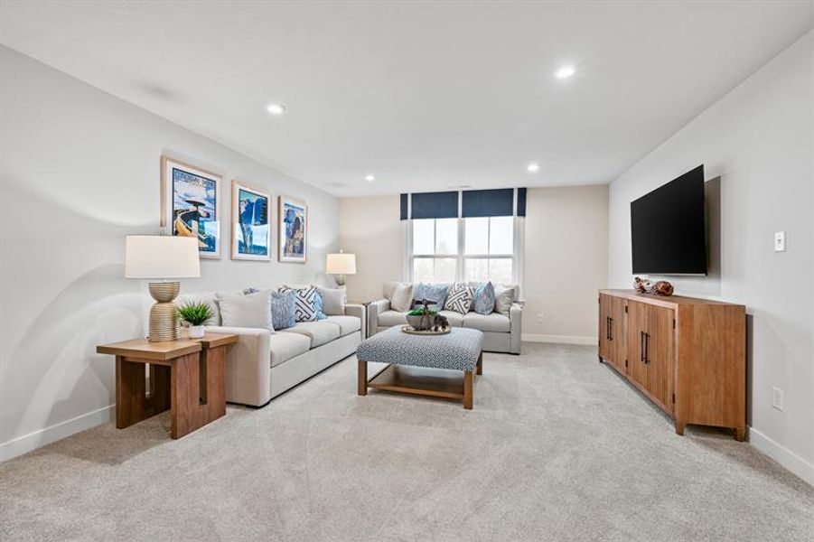 Furnished interior in a model home at Stillwood Farms in Easley (Image 7).