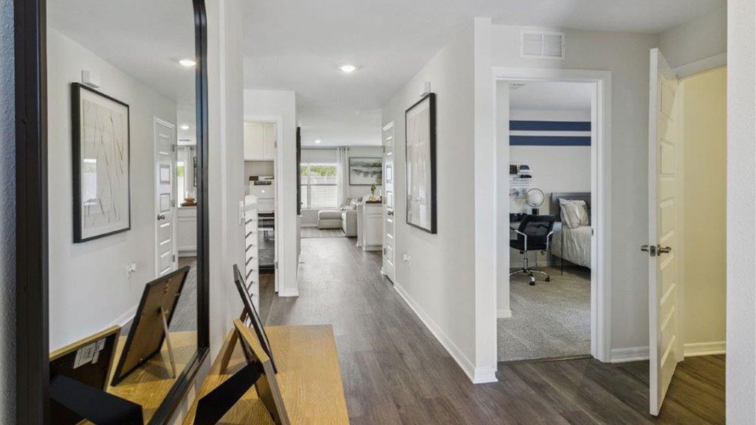Furnished interior in a model home at Willowbrook South in Winter Haven (Image 6).