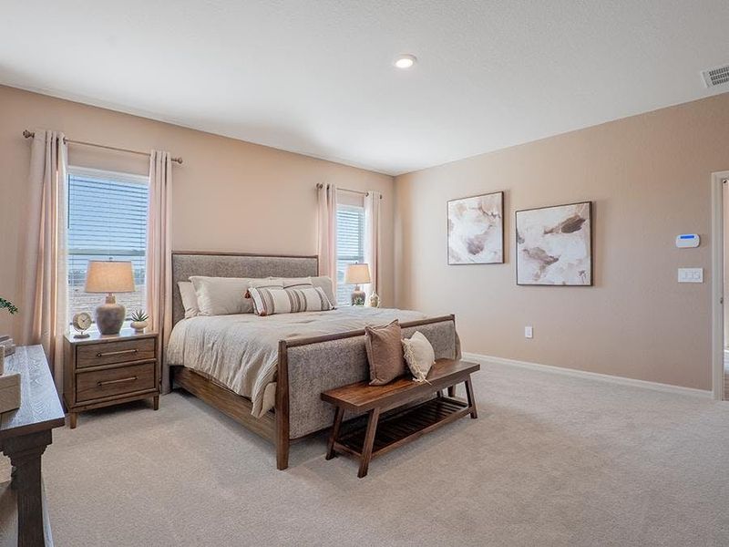 Each home includes a private owner`s suite - Monroe model home in Lakeland, FL
