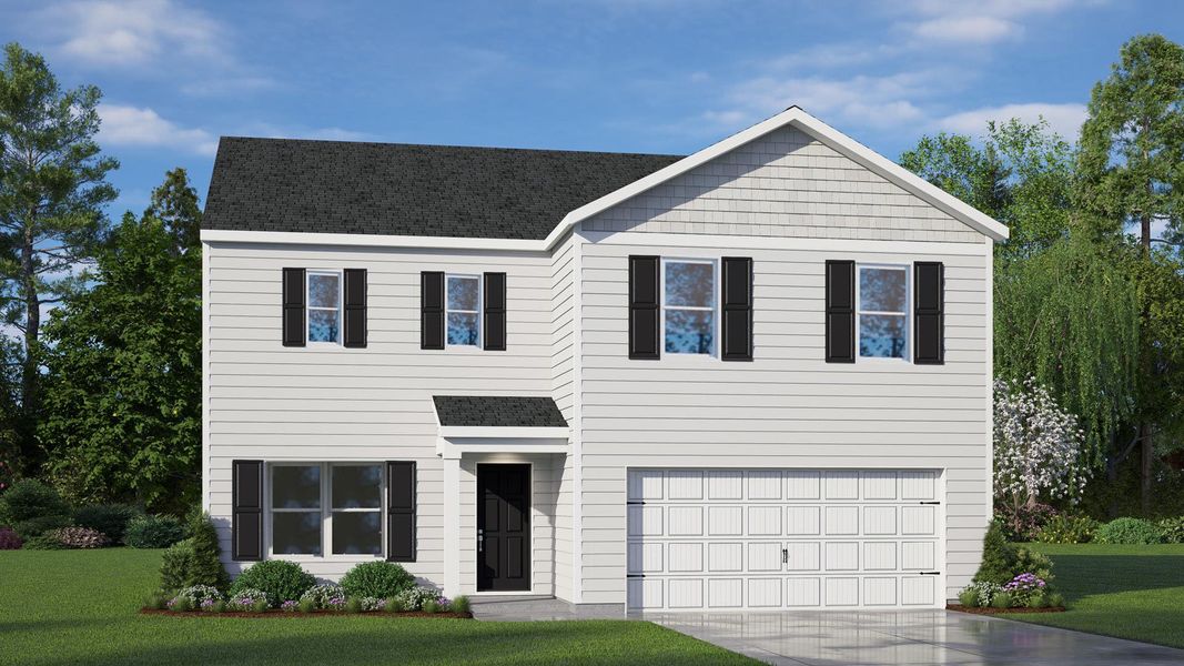 Front exterior of a home in the Bynum Farms community, located in Farmville, NC (Image 12). Front exterior of a home in the Bynum Farms community, located in Farmville, NC (Image 12).