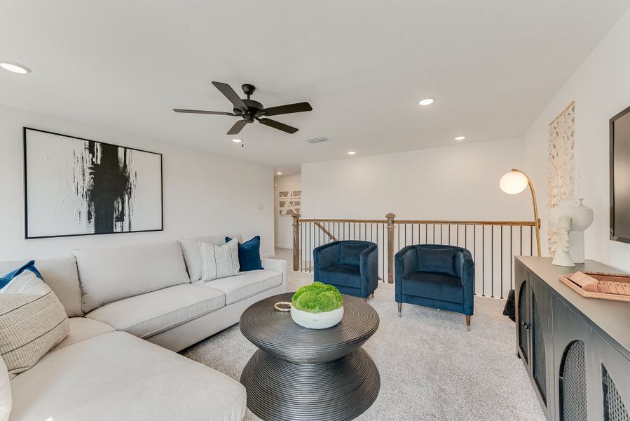 Furnished interior in a model home at Mustang Meadows in Waller (Image 32). Furnished interior in a model home at Mustang Meadows in Waller (Image 32).