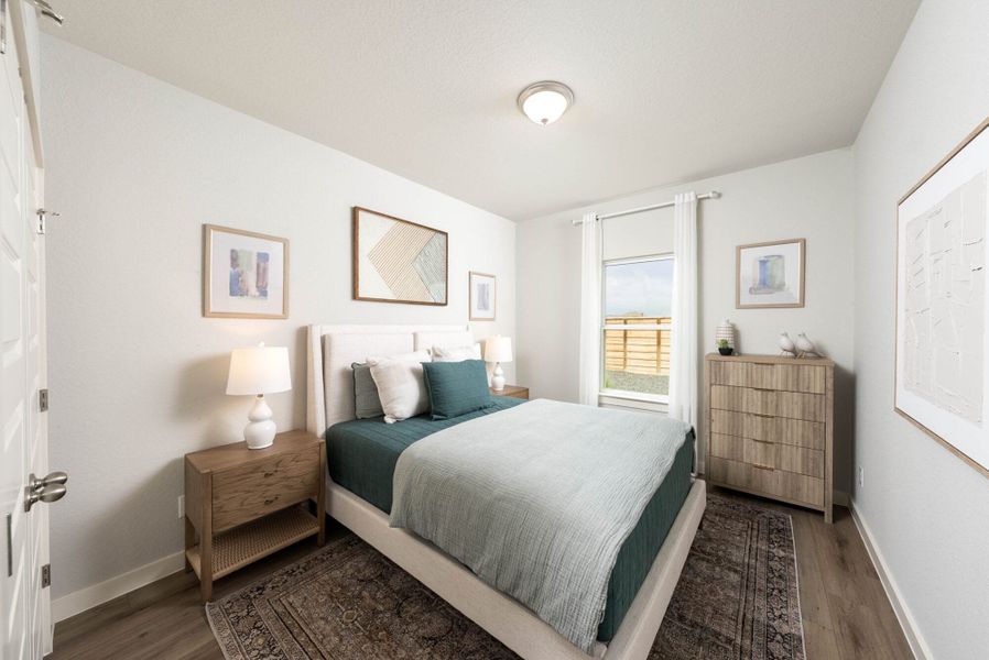 Furnished interior in a model home at Ladera in San Antonio (Image 11).