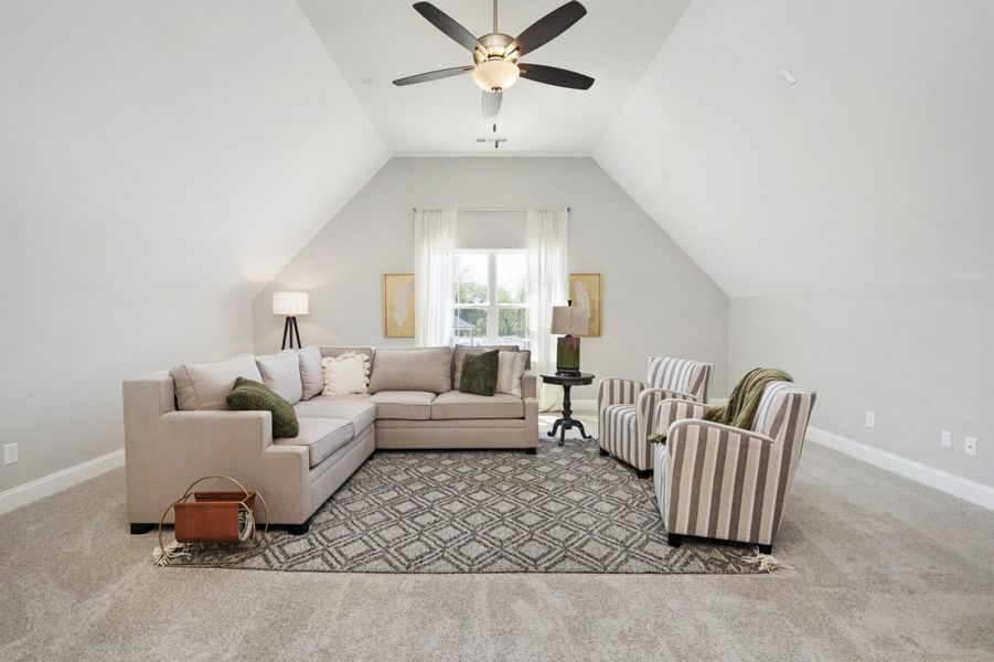 Furnished interior in a model home at Shelton Square in Murfreesboro (Image 8).