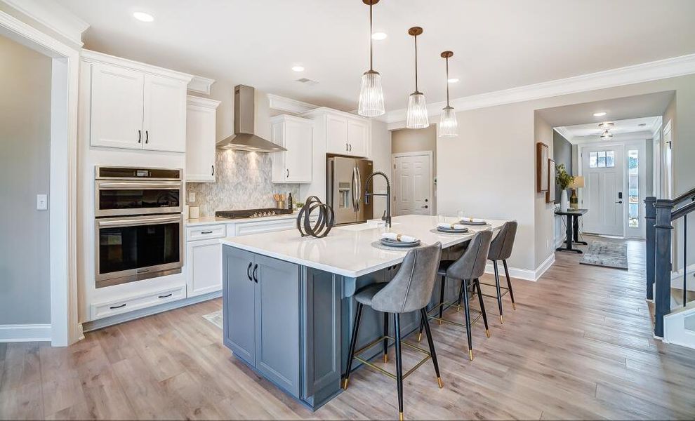 Furnished interior in a model home at The Greens at Springlake in York (Image 19).