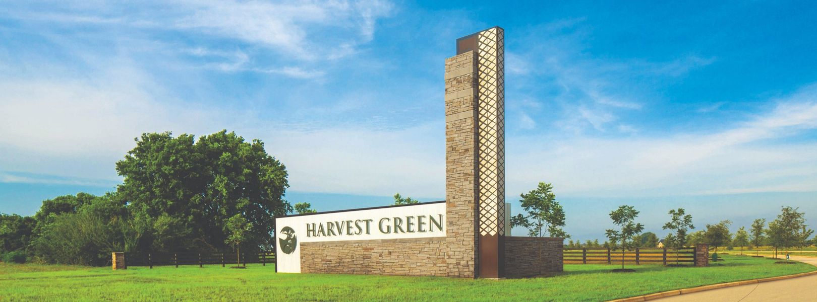 Harvest Green Entry Monument Harvest Green Entry Monument