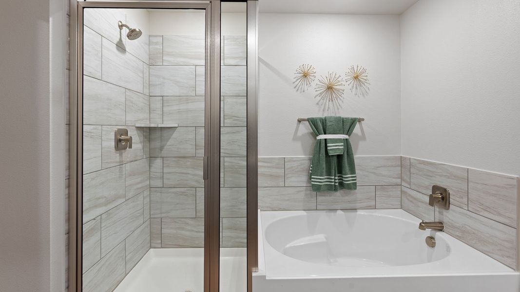 Close-up of interior finishes in a home at King's Landing, Corpus Christi (Image 19).