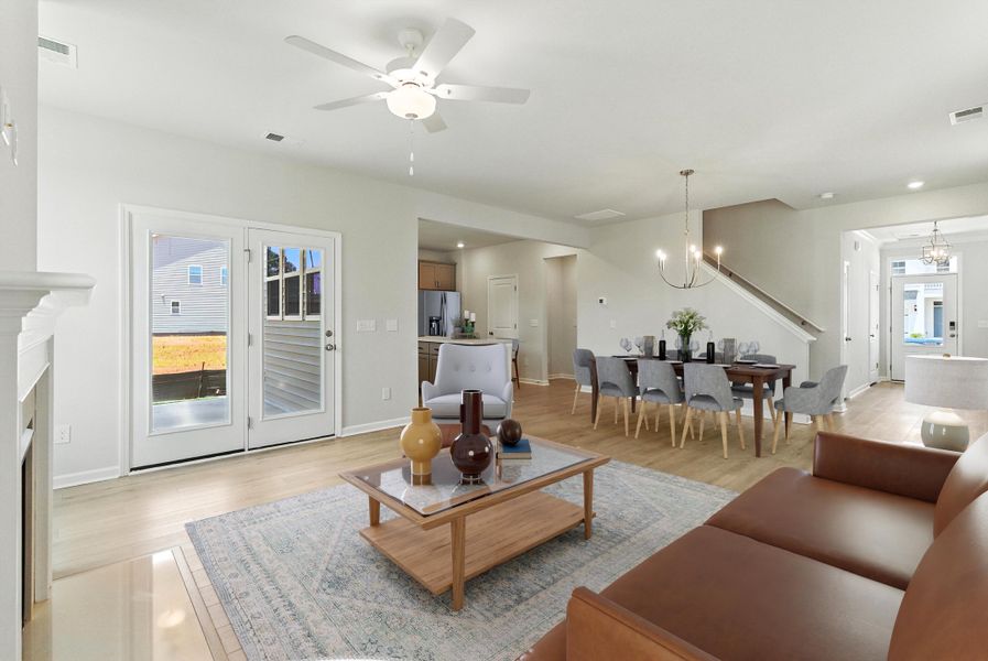 Bowen | Great Room to Kitchen