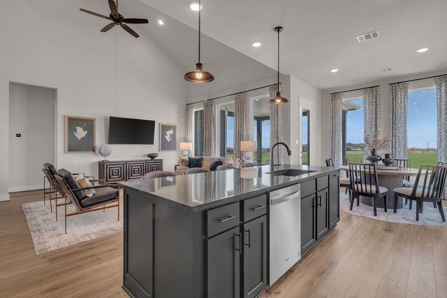 Furnished interior in a model home at Attwater in Waller (Image 9). Furnished interior in a model home at Attwater in Waller (Image 9).