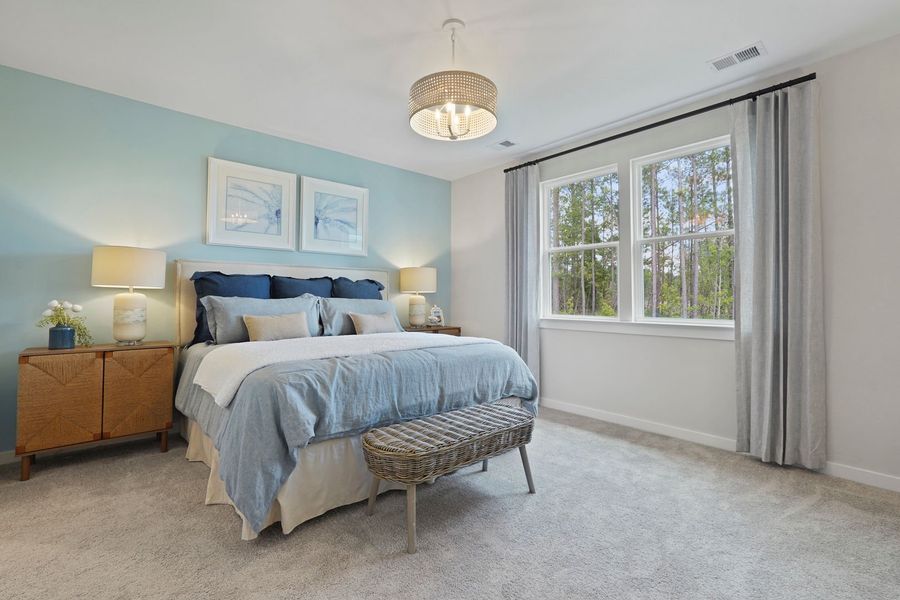 Serene primary bedrooms