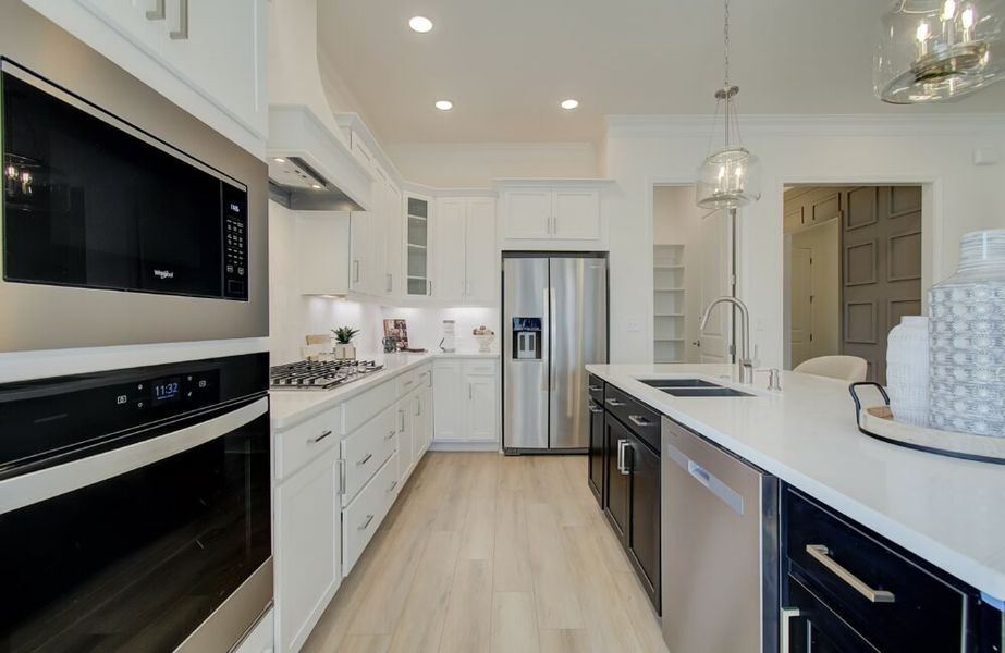 Furnished interior in a model home at Courtyards at Traditions in Cumming (Image 14).