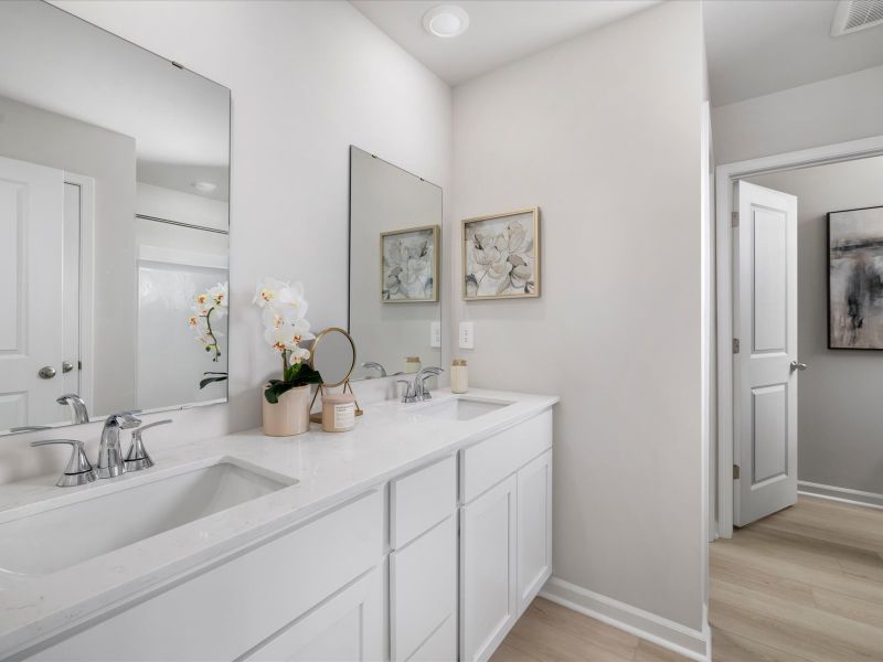 Furnished interior in a model home at Pleasant Brook in Piedmont (Image 13).