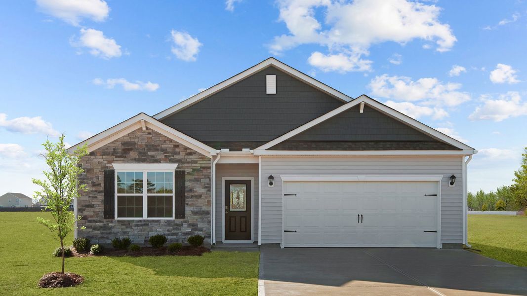 Front exterior of a home in the Dakota Creek community, located in Ayden, NC (Image 2).