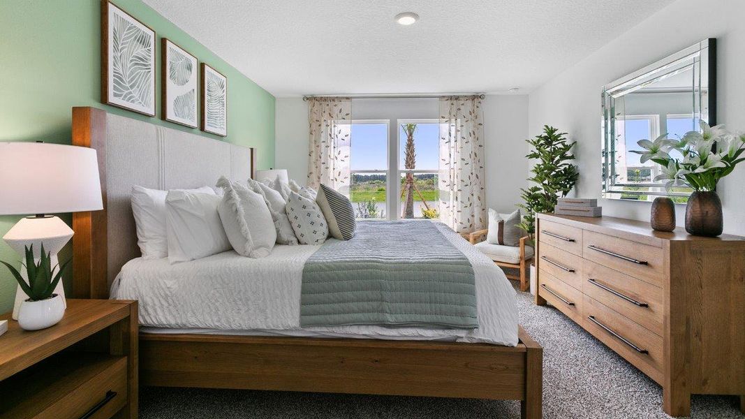 Furnished interior in a model home at Canopy Oaks in Kingsland (Image 9).