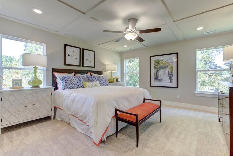 Furnished interior in a model home at Holden Village in Youngsville (Image 37).