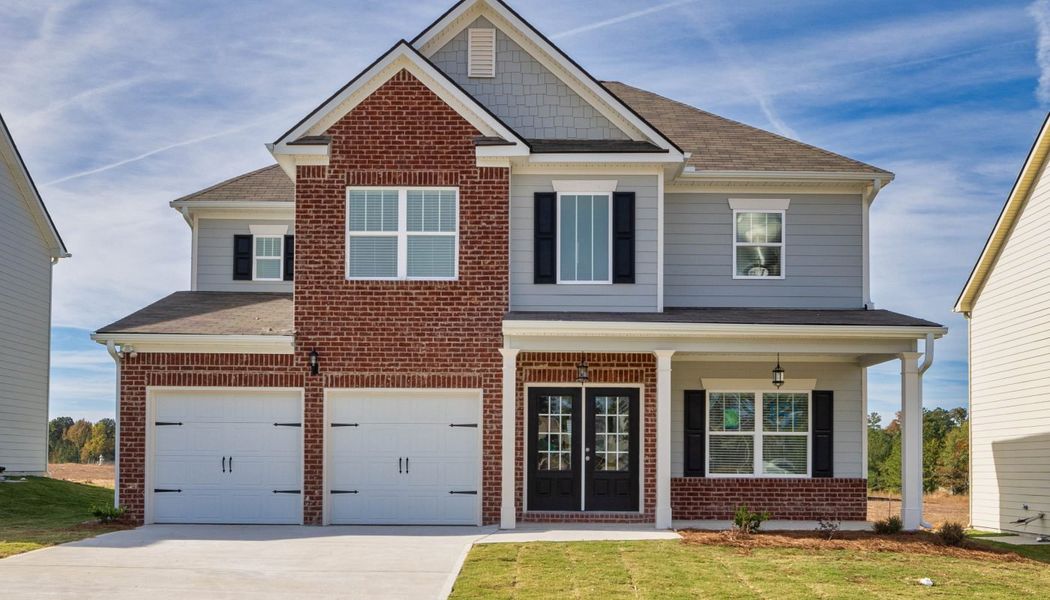 Front exterior of a home in the Garden Walk community, located in Jackson, GA (Image 3). Front exterior of a home in the Garden Walk community, located in Jackson, GA (Image 3).