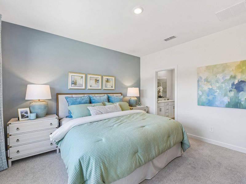 Furnished interior in a model home at Trivium Meadows in Newton (Image 10). Furnished interior in a model home at Trivium Meadows in Newton (Image 10).