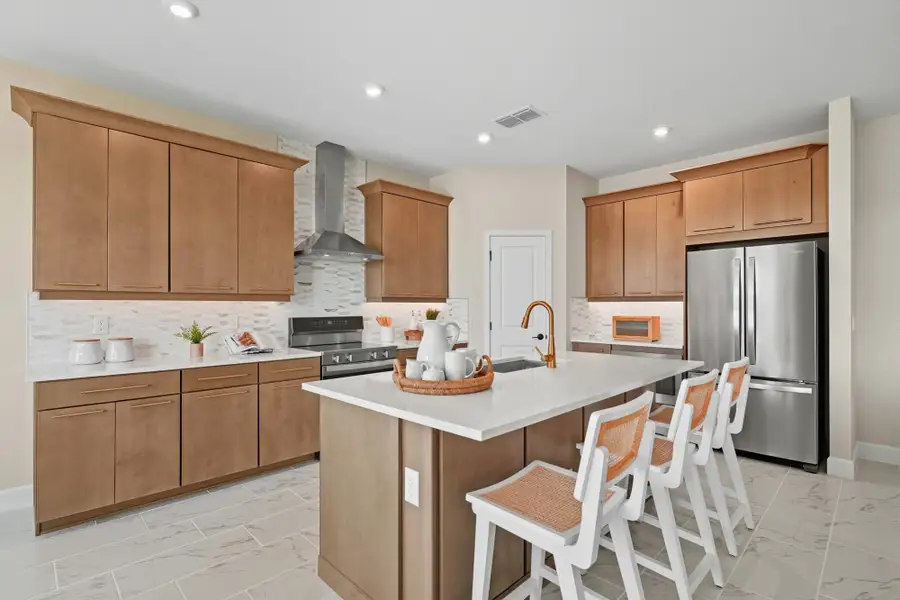 Furnished interior in a model home at Waterbrooke in Clermont (Image 5).