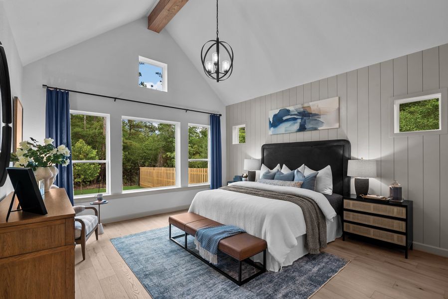Furnished interior in a model home at Two Step Farm – Parkview Collection in Montgomery (Image 9).