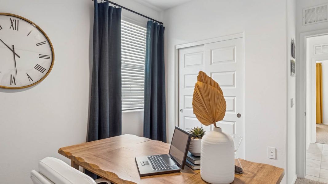 Furnished interior in a model home at Elena Trails in Maricopa (Image 44).