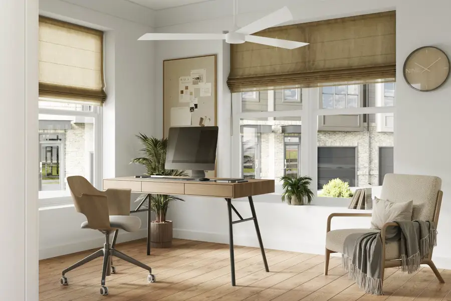 Furnished interior in a model home at Coker Place in Chapel Hill (Image 7).