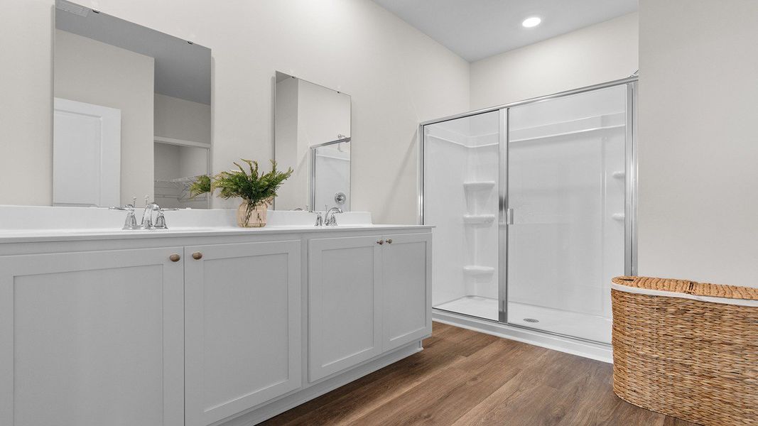 Furnished interior in a model home at The Bluffs at Mill Creek in Florence (Image 14). Furnished interior in a model home at The Bluffs at Mill Creek in Florence (Image 14).