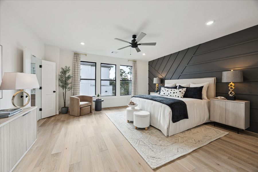 Furnished interior in a model home at Courtyard in Houston (Image 37). Furnished interior in a model home at Courtyard in Houston (Image 37).