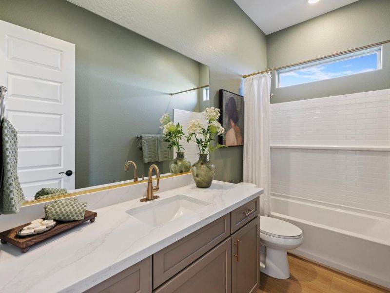 Furnished interior in a model home at Hidden Hills in Prescott (Image 17). Furnished interior in a model home at Hidden Hills in Prescott (Image 17).