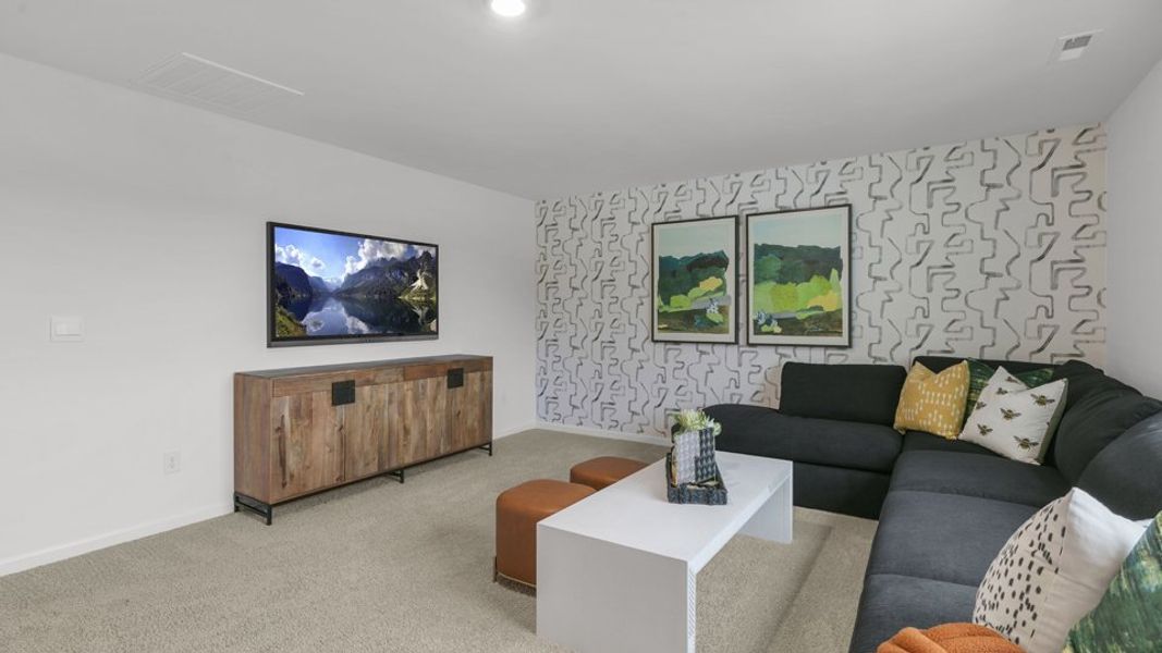 Furnished interior in a model home at Kalas Falls in Wake Forest (Image 33). Furnished interior in a model home at Kalas Falls in Wake Forest (Image 33).