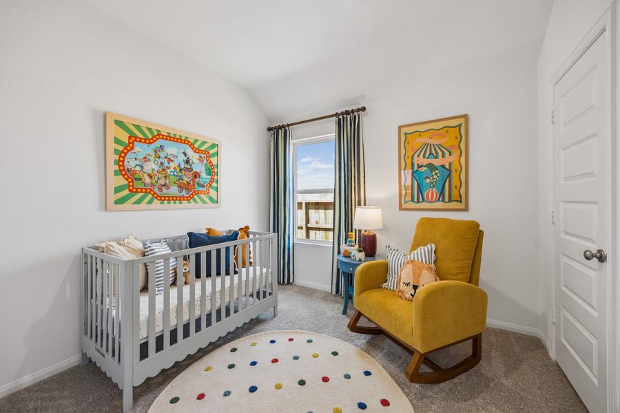 Furnished interior in a model home at Sofi Lakes in Katy (Image 21).