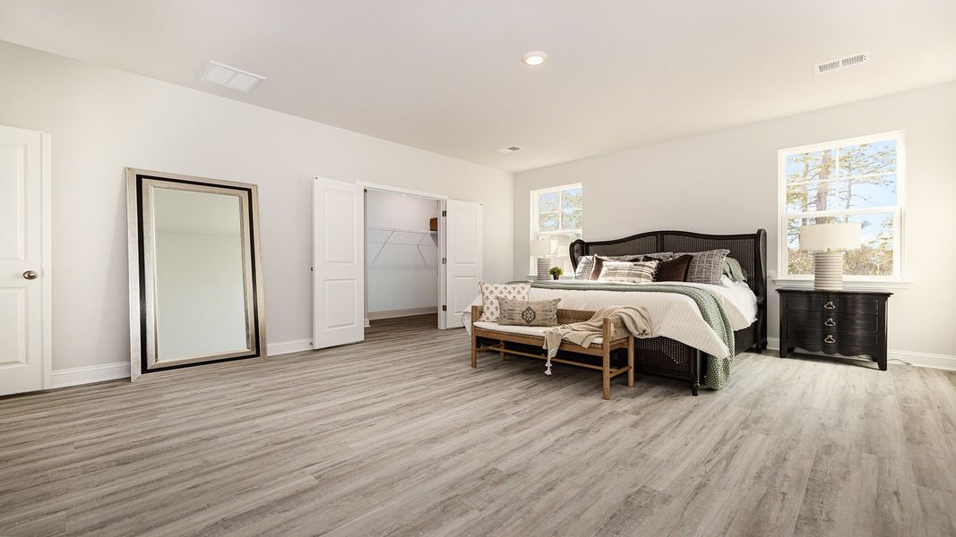 Furnished interior in a model home at Auberon Woods in Conway (Image 8).