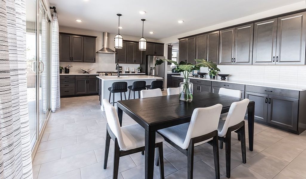 Furnished interior in a model home at Desert Bloom at Monarch in Marana (Image 5).