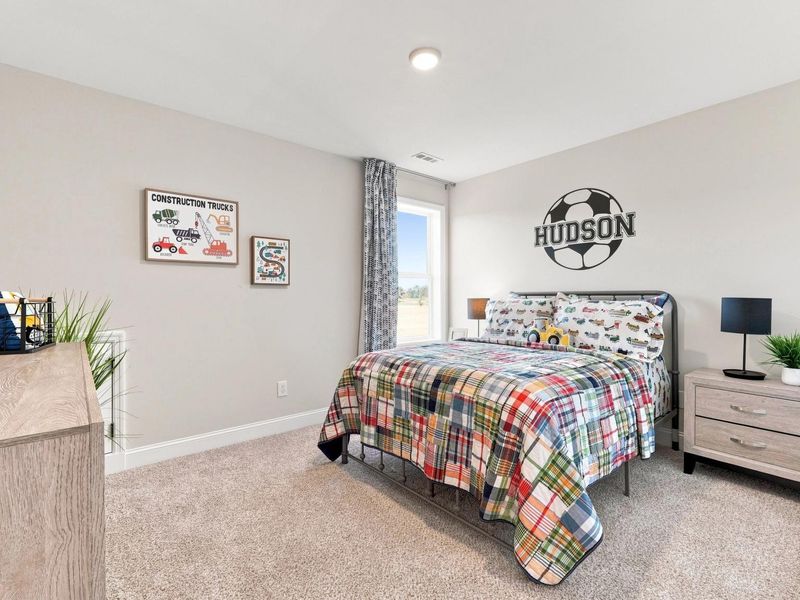 Furnished interior in a model home at Bailey Park in Fayetteville (Image 29).