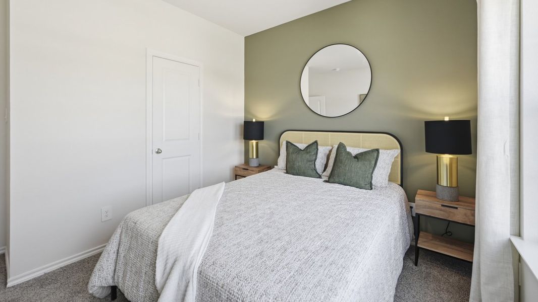 Furnished interior in a model home at Sanger Circle in Sanger (Image 68).