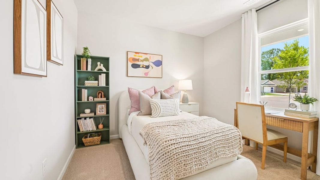 Furnished interior in a model home at The Villas at Laurel Oaks in Sanford (Image 27).