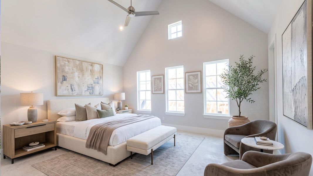 Furnished interior in a model home at Carroll Crest in Dallas (Image 10). Furnished interior in a model home at Carroll Crest in Dallas (Image 10).