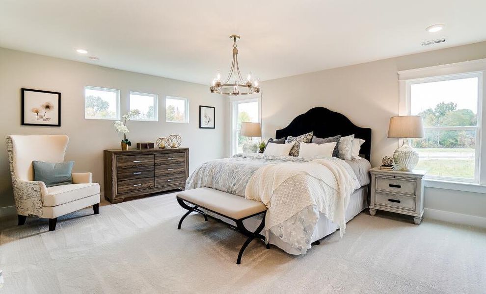 Furnished interior in a model home at Lauren Park in Lexington (Image 9).