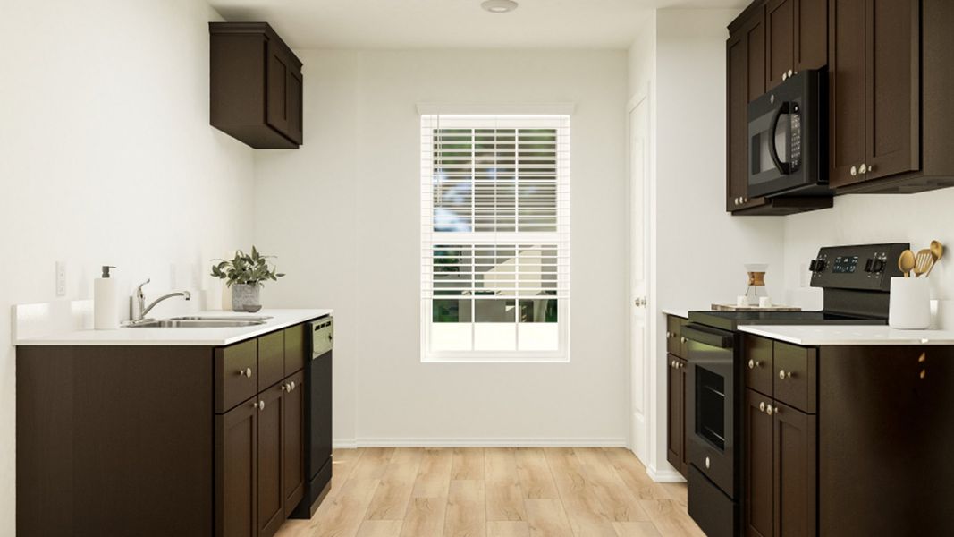 Furnished interior in a model home at Trinity Crossing: Cottage Collection in Forney (Image 31). Furnished interior in a model home at Trinity Crossing: Cottage Collection in Forney (Image 31).