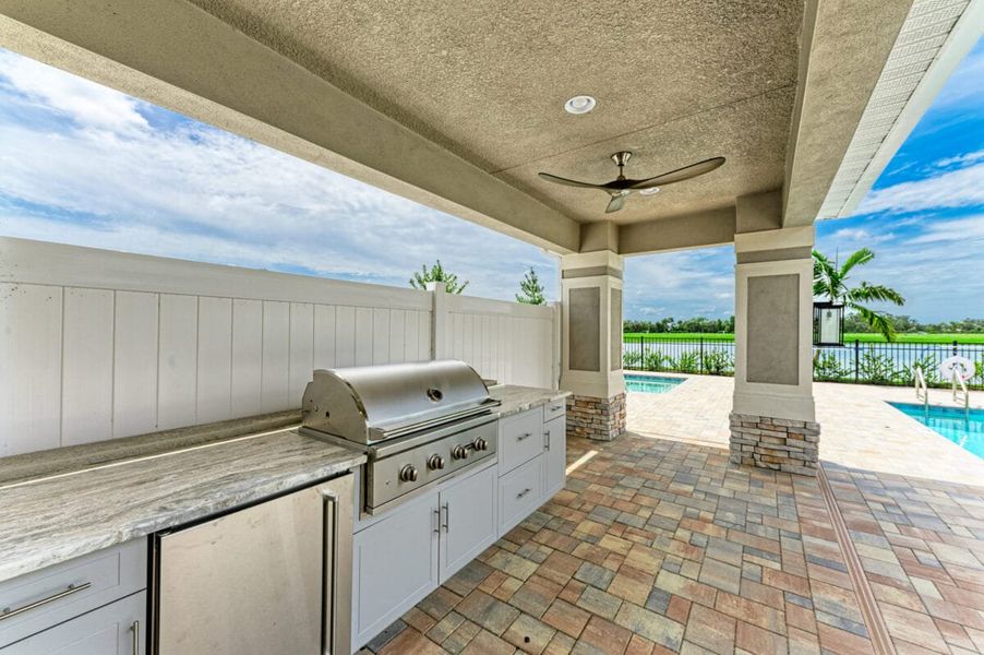 Exterior details of a home in The Laurels, Parrish (Image 75).